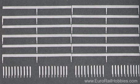 Preiser 18202 Guard rail set 40/ 