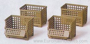 Preiser 18363 Military Accessories -- Steel Storage Baskets