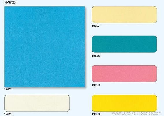 Preiser 19625 Plaster white 3 plates 95 x 95 mm (kit)