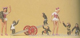 Preiser 20257 Girl w/monkeys 