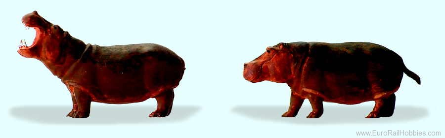 Preiser 20373 Hippopotamuses