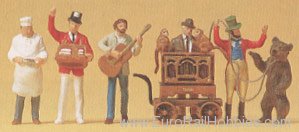 Preiser 24653 Fair musicians/vendors 