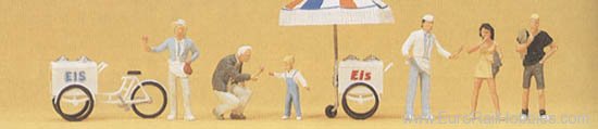 Preiser 24661 Selling Ice Cream 