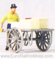 Preiser 28036 Man with cart