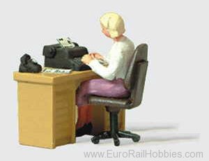 Preiser 28094 Secretary at her desk