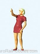 Preiser 28190 Woman pointing her finger