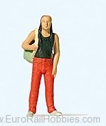 Preiser 28191 Man with backpack