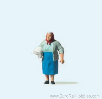 Preiser 28255 Newspaper Woman
