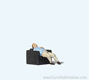 Preiser 28260 Taking a Nap - Individual Figure - Figure on 