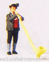 Preiser 29034 Alpine Horn-Blower