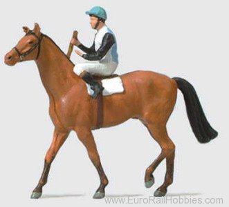 Preiser 29080 Jockey on horse