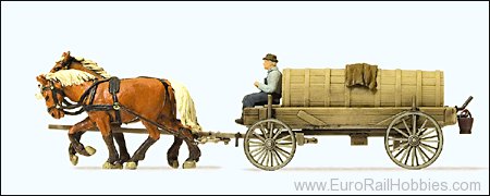 Preiser 30414 Liquid manure wagon, Ready Made Model