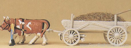 Preiser 30474 Manure wagon loaded 