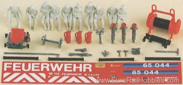 Preiser 31010 Firefighting accessories 