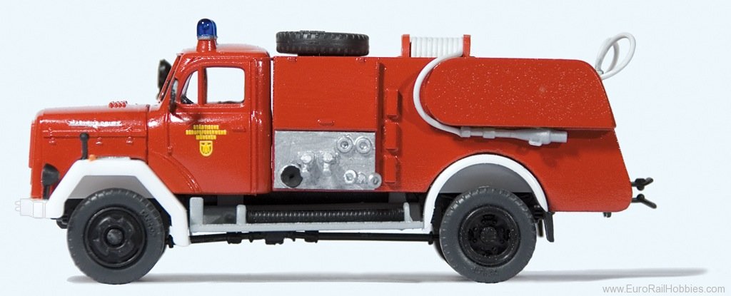 Preiser 31257 Foam sprayer ZLF 24. Magirus 150 D 10 A. Kit