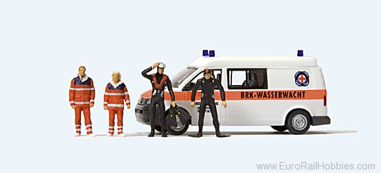 Preiser 33261  Neustadt VW T 5. BRK water rescue team