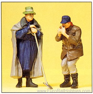 Preiser 45116 Shepherd and Farmer
