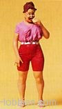 Preiser 45502 Woman with Hot Dog