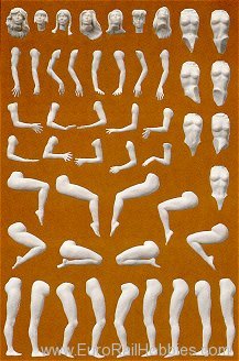 Preiser 45901 Eve Model Figures Unpainted
