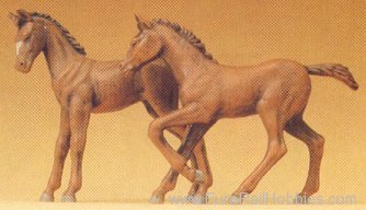 Preiser 47025 Colts -- 1 Standing, 1 Walking 