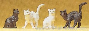 Preiser 47063 Assorted Cats 