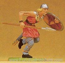 Preiser 50925 Soldiers 1:25 -- Norman Storming w/Spear 