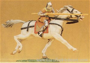 Preiser 50941 Soldiers 1:25 -- Norman Riding w/Lance