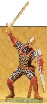 Preiser 51001 Soldiers 1:25 -- Armored Norman w/Sword #2 