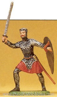 Preiser 51002 Soldiers 1:25 -- Armored Norman w/Sword #3 