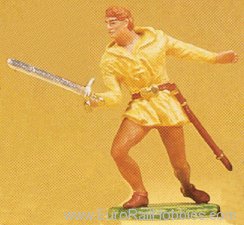 Preiser 51004 Soldiers 1:25 -- Norman Fighting w/Sword 
