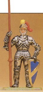 Preiser 52005 Soldiers 1:25 -- Knight w/Lance