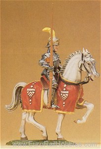 Preiser 52040 Soldiers 1:25 -- Knight Riding w/Raised Lance