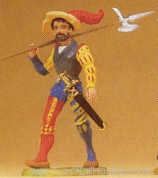 Preiser 52300 Soldiers 1:25 -- Mercenary Marching w/Halberd