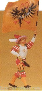Preiser 52301 Soldiers 1:25 -- Ensign Bearer Marching
