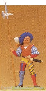 Preiser 52308 Soldiers 1:25 -- Mercenary Standing 