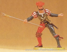 Preiser 52316 Soldiers 1:25 -- Bondsman w/Fuse Pike