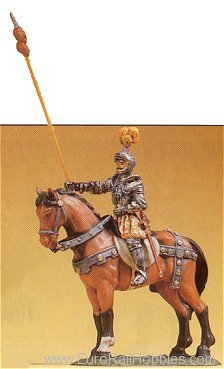 Preiser 52354 Soldiers 1:25 -- Herold on Horsebak w/Lance