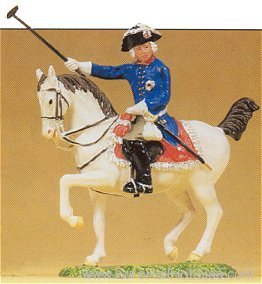 Preiser 54100 Soldiers 1:25 -- Fredrich II of Prussia Ridin