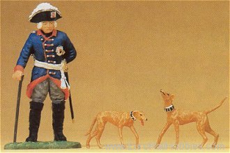 Preiser 54101 Soldiers 1:25 -- Fredrich II of Prussia Stand