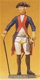 Preiser 54123 Pr officer standing 1:24 