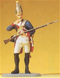 Preiser 54148 Soldiers -- Grenadier Loading Musket 1:24 