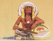 Preiser 54622 Ind chief sitting 
