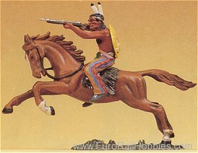 Preiser 54651 Indian warrior on horse 