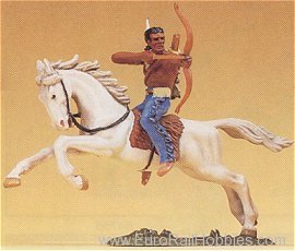 Preiser 54655 Indian on horse w/bow 