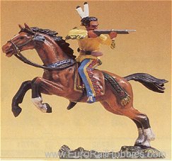 Preiser 54656 Indian on horse shooting 