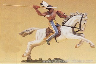 Preiser 54658 Indian on horse w/spear w 
