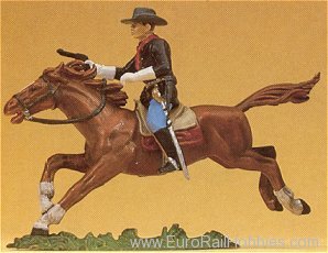 Preiser 54753 Military Figures/Wild West -- US Cavalry Moun