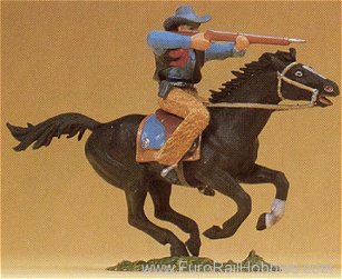 Preiser 54821 Cowboy on horse 