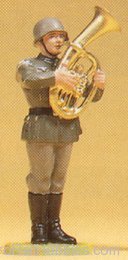 Preiser 56043 Soldiers 1:25 -- Musician Standing w/Horn