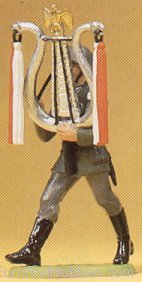 Preiser 56087 Soldiers 1:25 -- Musician Marching w/Lyre